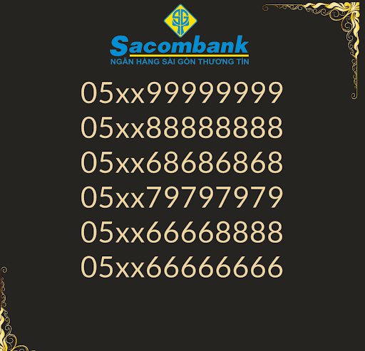 Lợi ích của tài khoản số đẹp SacomBank